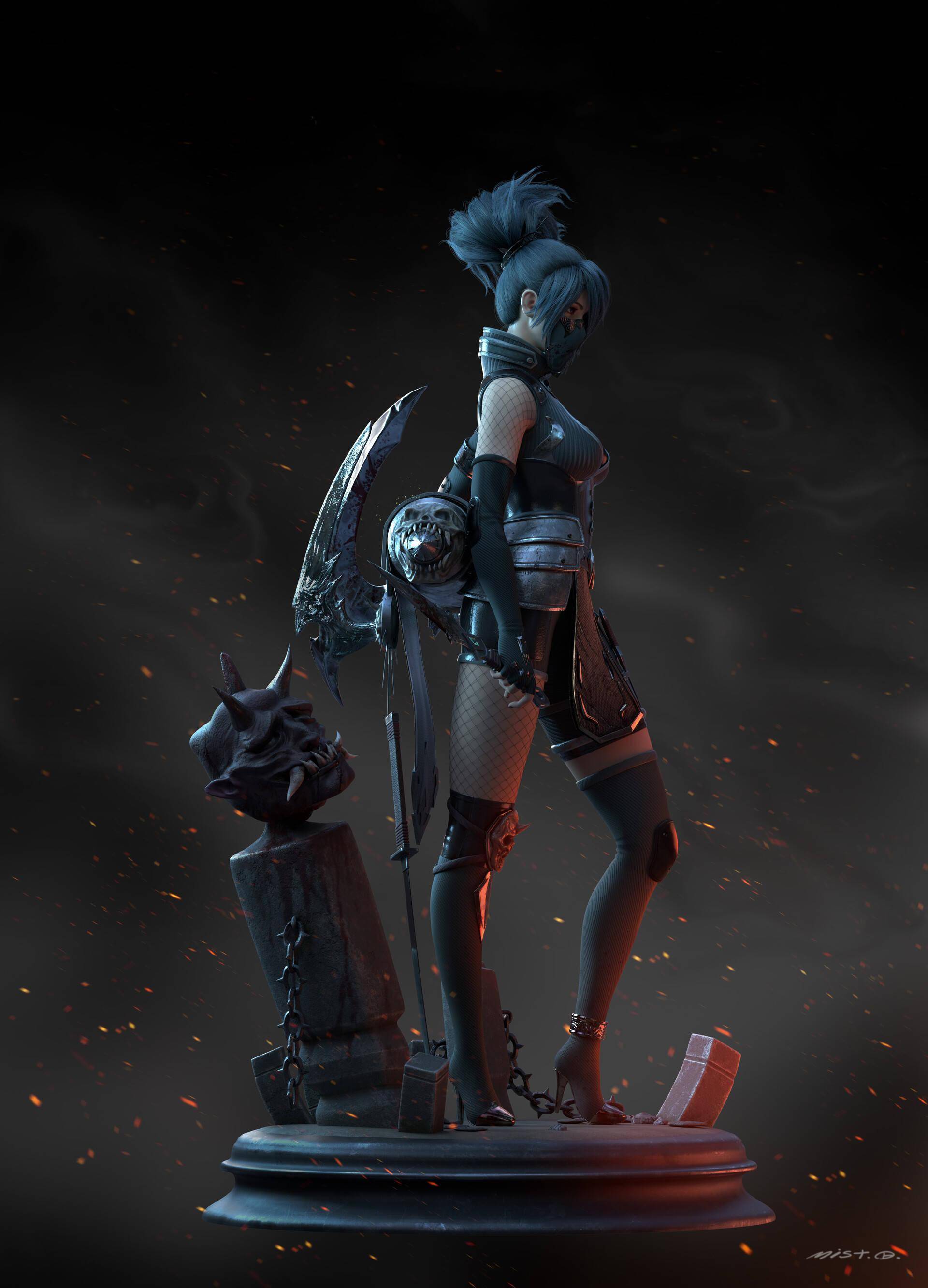 绚丽3D美少女爆火网络漫画